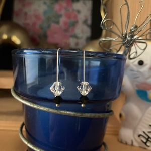 NWOT SS/Swarovski Crystal Earrings